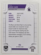 NRL 2020 Elite Base Card #056 Josh Addo-Carr Melbourne Storm