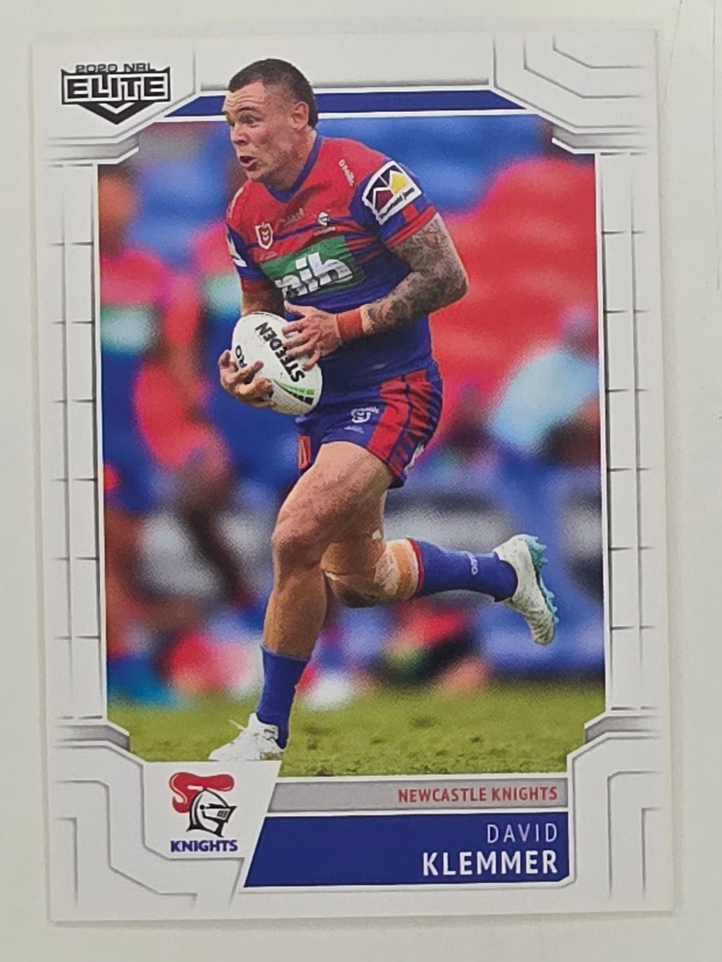 NRL 2020 Elite Base Card #067 David Klemmer Newcastle Knights