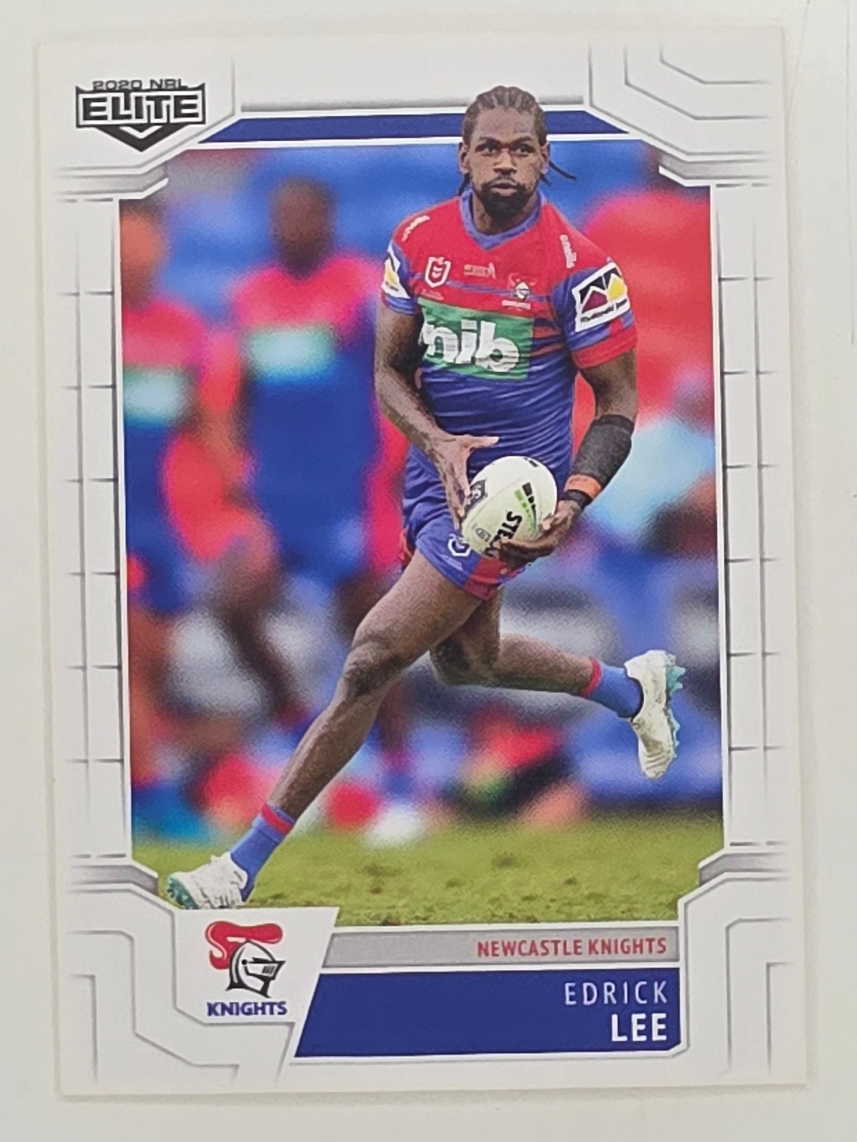 NRL 2020 Elite Base Card #068 Edrick Lee Newcastle Knights
