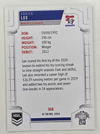 NRL 2020 Elite Base Card #068 Edrick Lee Newcastle Knights