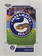 NRL 2020 Elite Base Card #082 Checklist Parramatta Eels