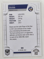 NRL 2020 Elite Base Card #084 Nathan Brown Parramatta Eels
