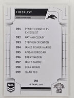 NRL 2020 Elite Base Card #091 Checklist Penrith Panthers