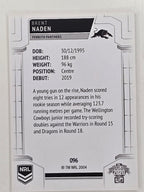 NRL 2020 Elite Base Card #096 Brent Naden Penrith Panthers