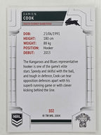NRL 2020 Elite Base Card #102 Damien Cook South Sydney Rabbitohs