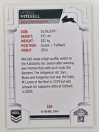 NRL 2020 Elite Base Card #104 Latrell Mitchell South Sydney Rabbitohs