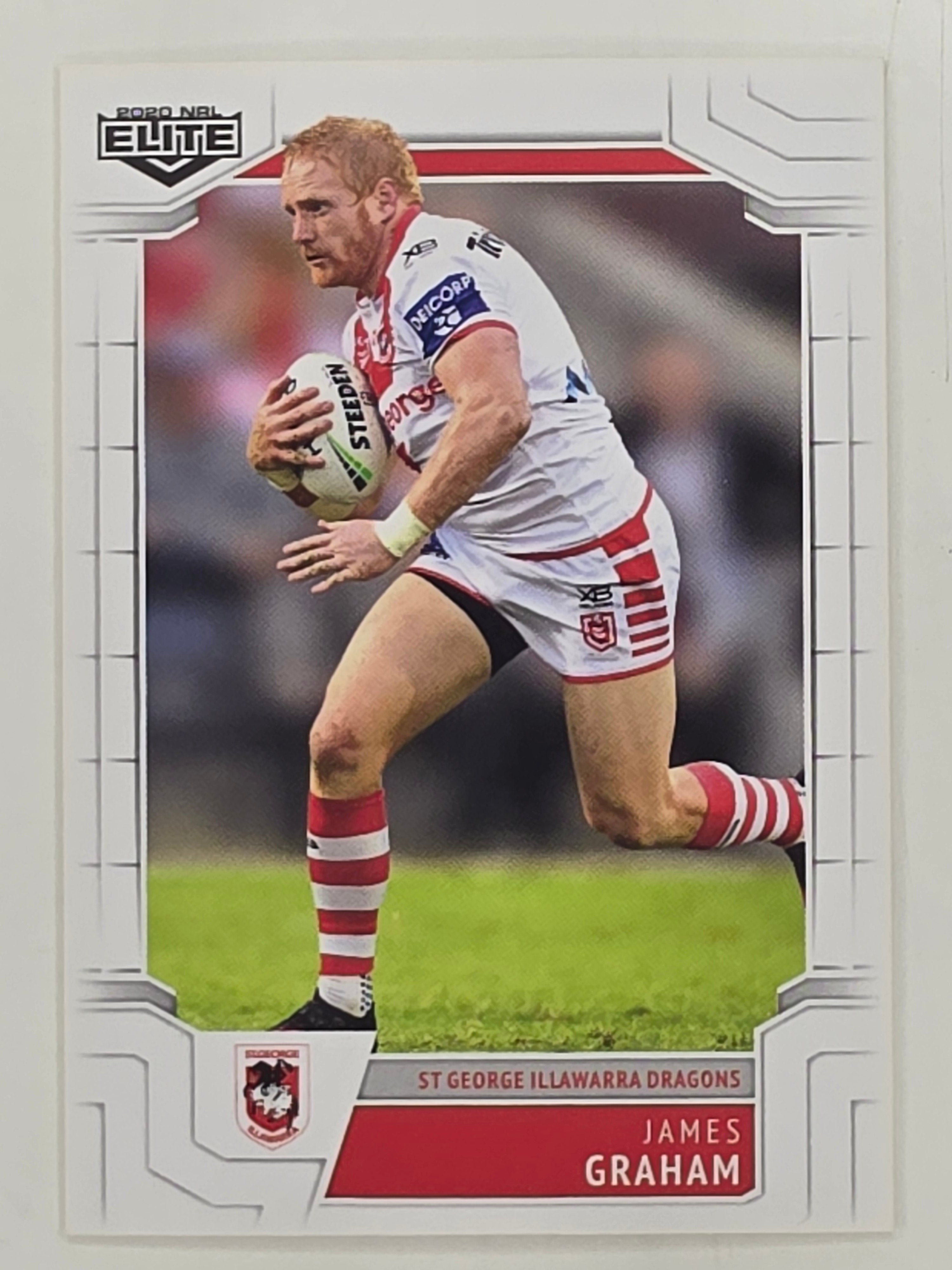 NRL 2020 Elite Base Card #111 James Graham St George Illawarra Dragons