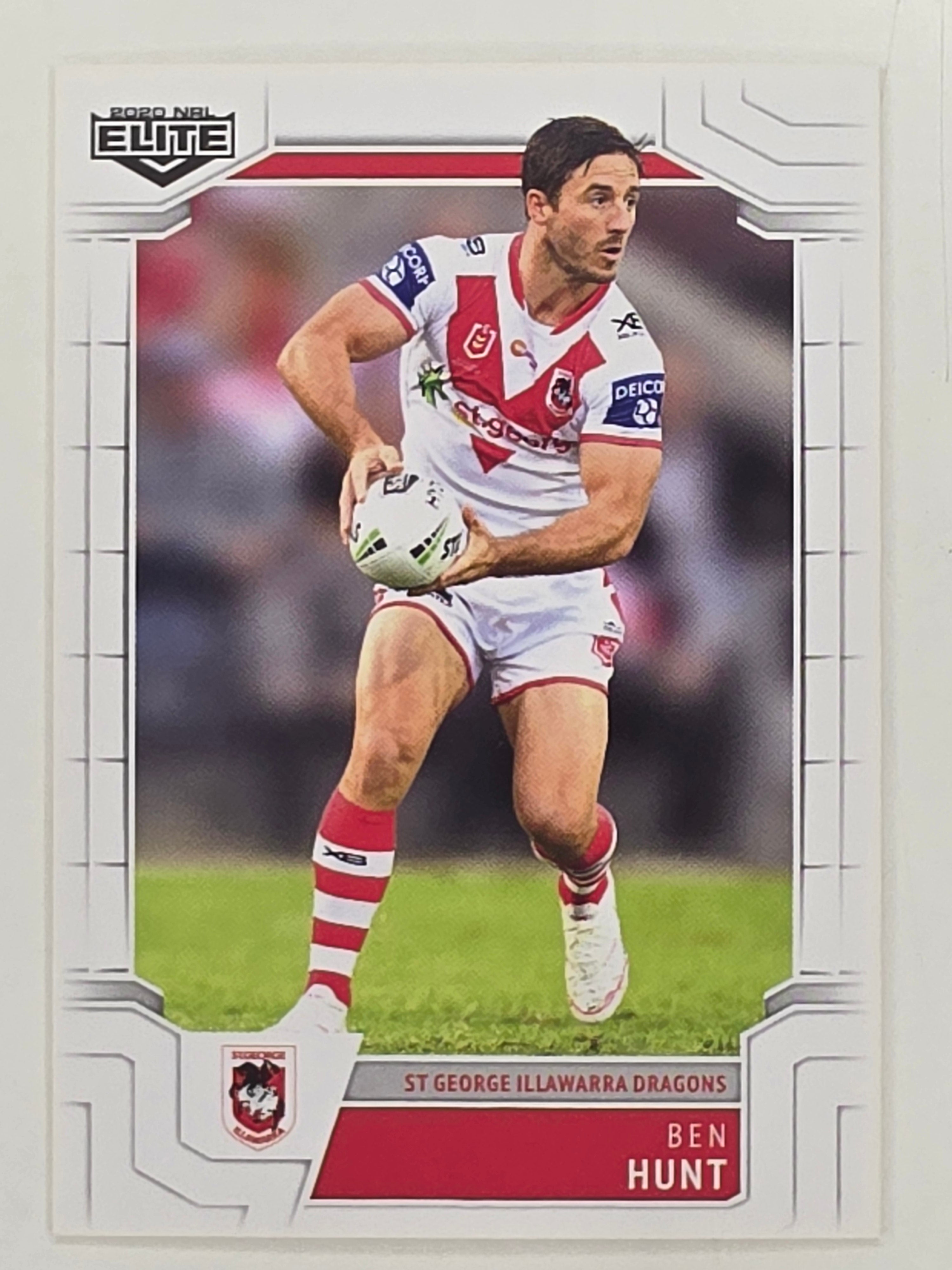 NRL 2020 Elite Base Card #112 Ben Hunt St George Illawarra Dragons