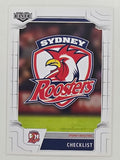 NRL 2020 Elite Base Card #118 Checklist Sydney Roosters