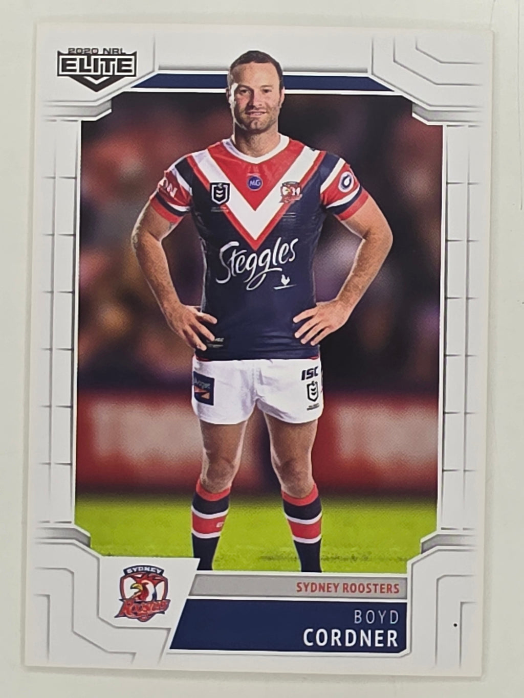 NRL 2020 Elite Base Card #119 Boyd Cordner Sydney Roosters