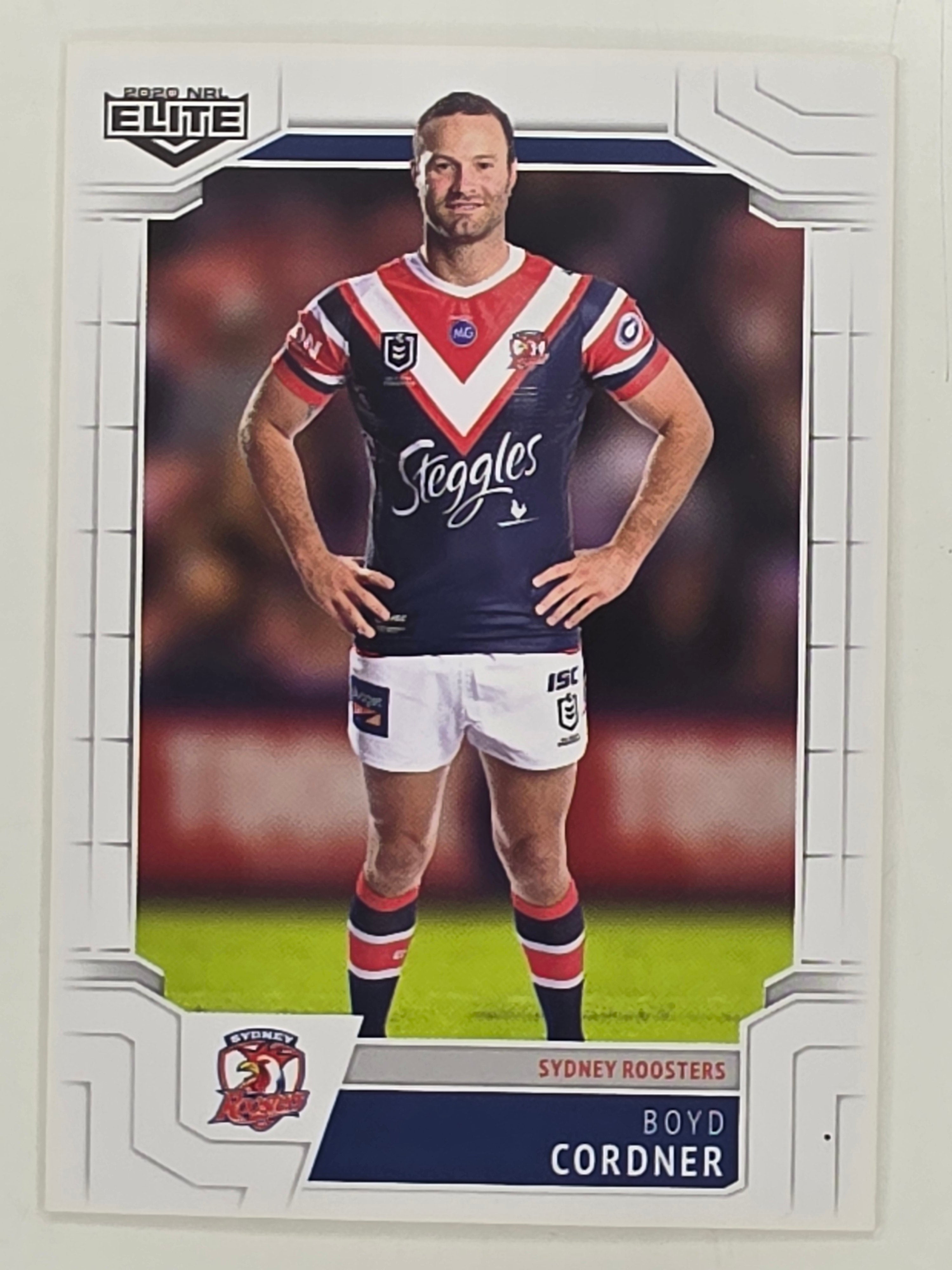 NRL 2020 Elite Base Card #119 Boyd Cordner Sydney Roosters
