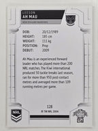 NRL 2020 Elite Base Card #128 Leeson Ah Mau New Zealand Warriors