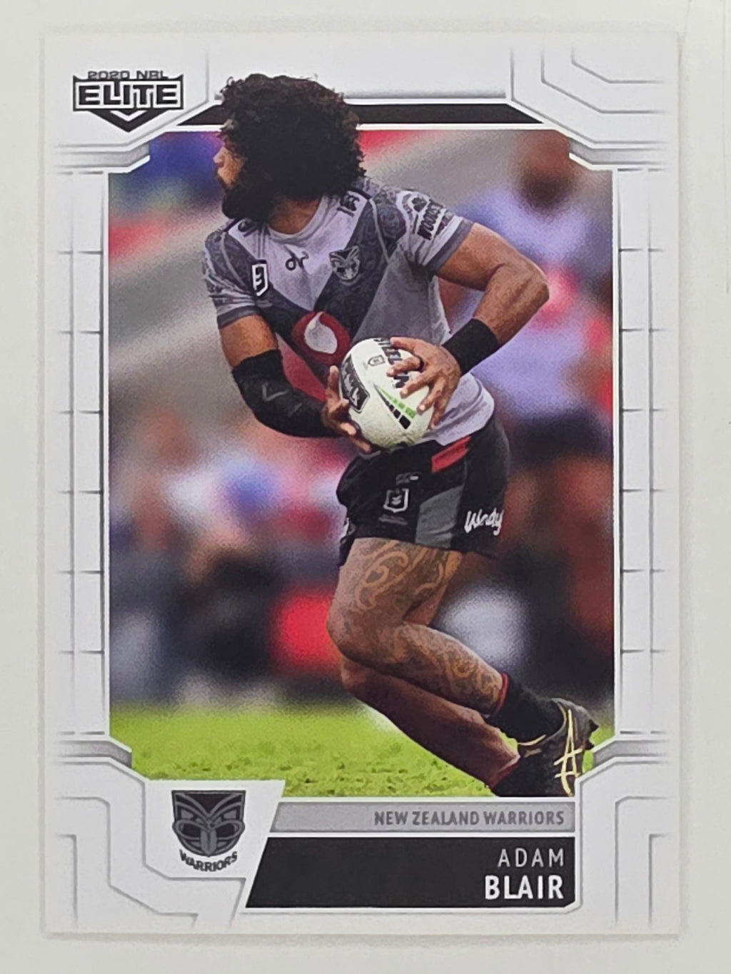 NRL 2020 Elite Base Card #129 Adam Blair New Zealand Warriors