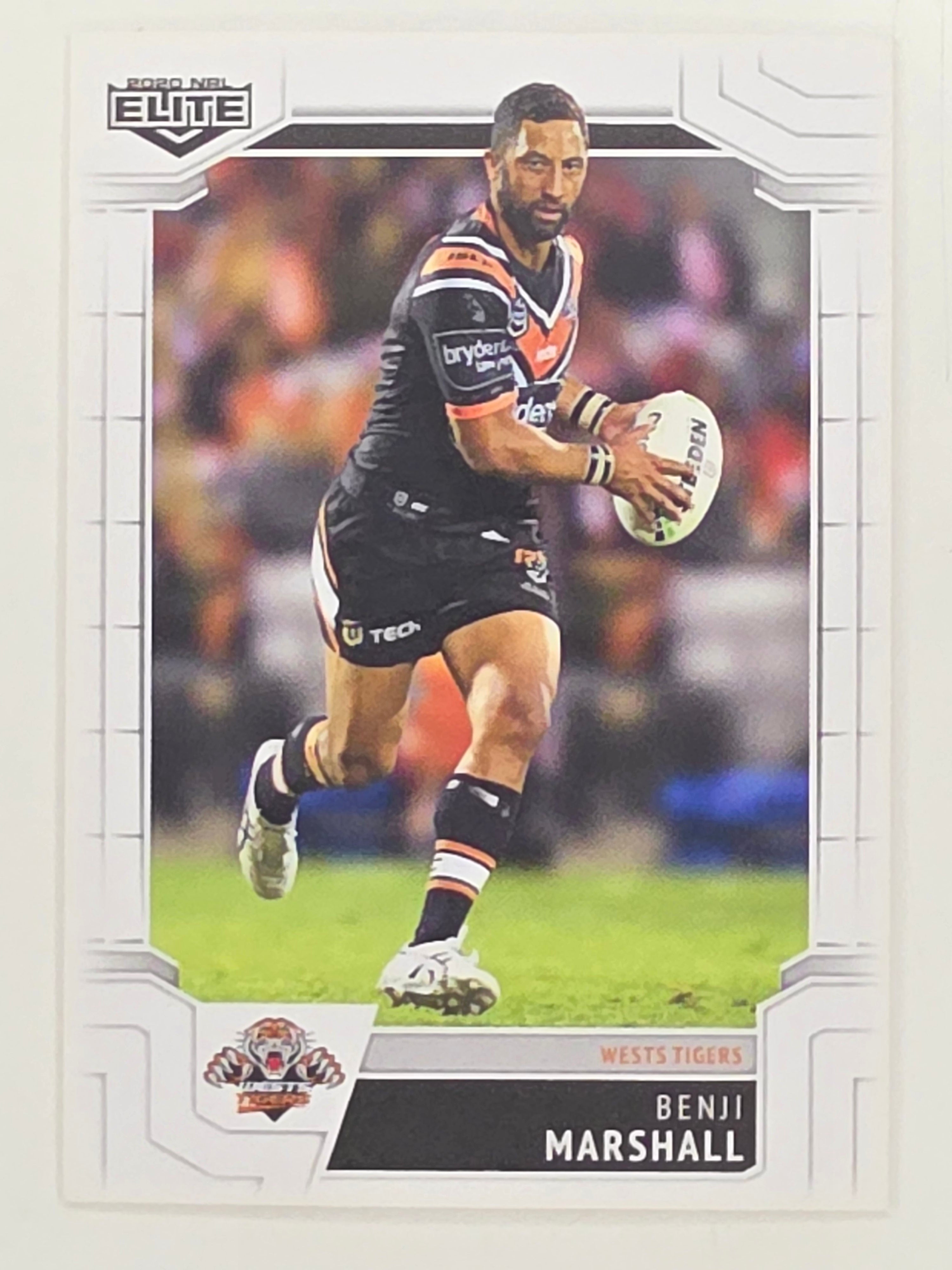 NRL 2020 Elite Base Card #140 Benji Marshall Wests Tigers