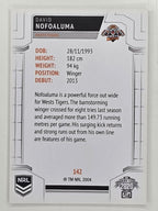 NRL 2020 Elite Base Card #142 David Nofoaluma Wests Tigers