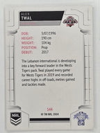 NRL 2020 Elite Base Card #144 Alex Twal Wests Tigers