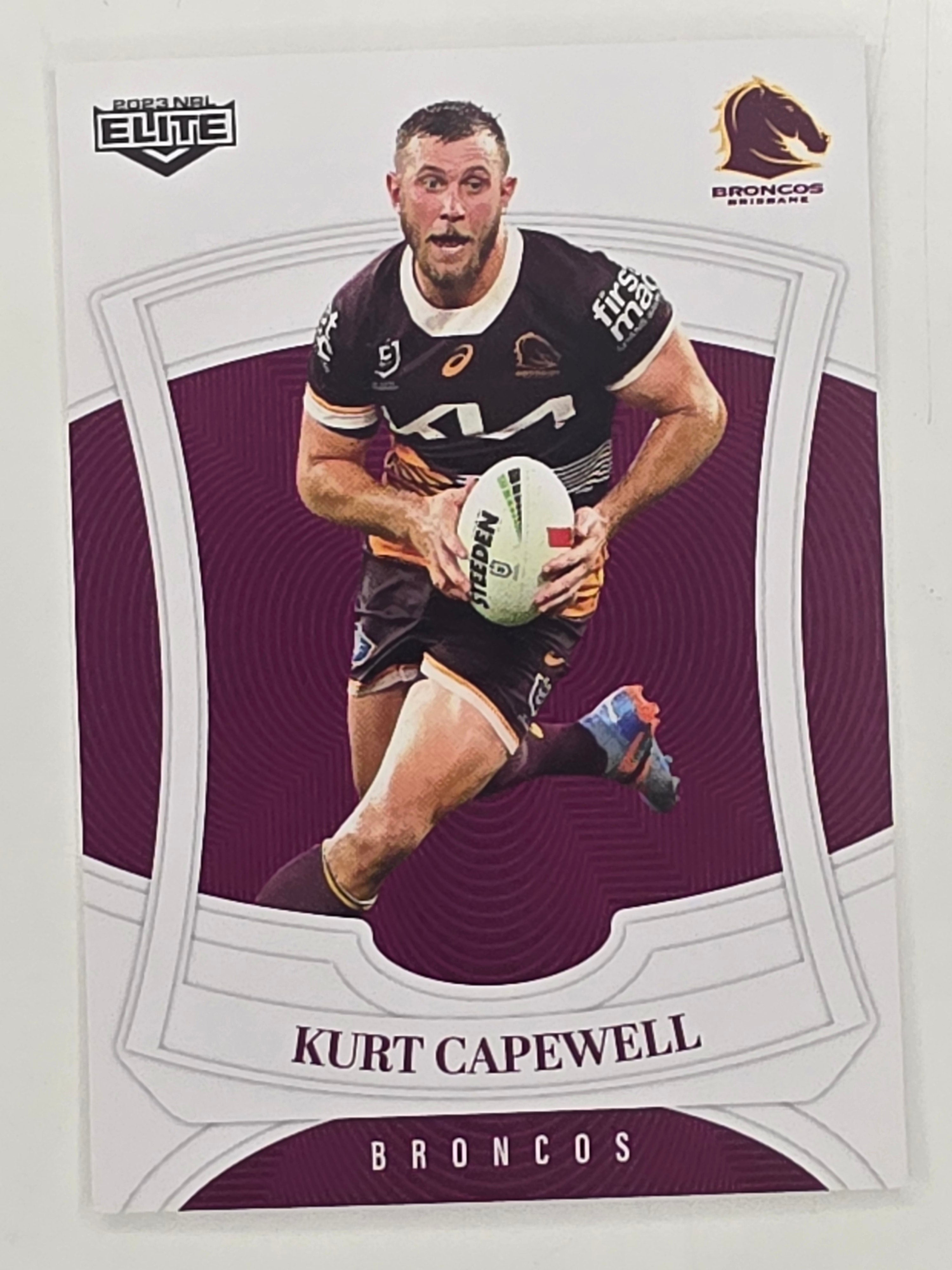 NRL 2023 Elite Base Card #002 Kurt Capewell Brisbane Broncos