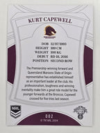 NRL 2023 Elite Base Card #002 Kurt Capewell Brisbane Broncos
