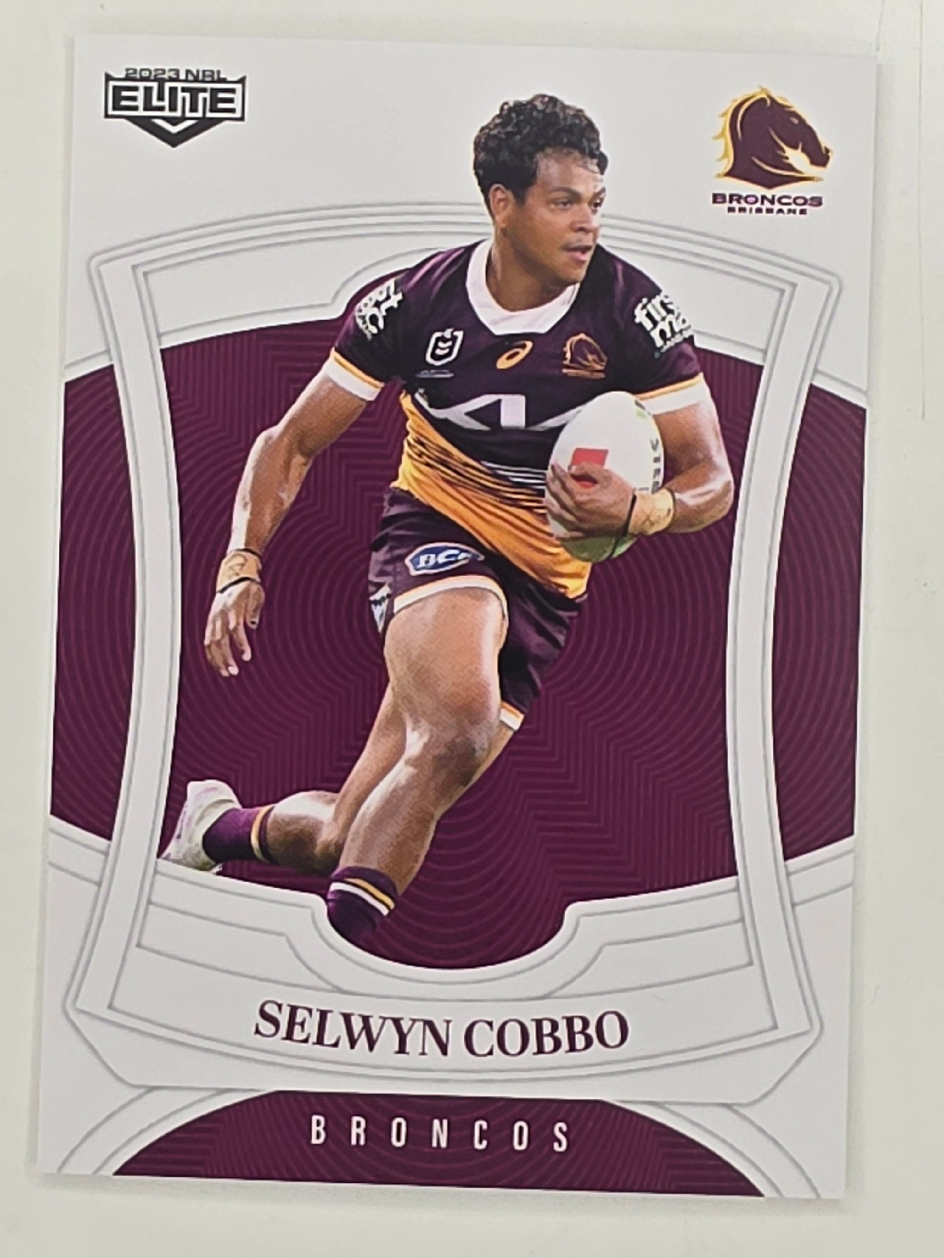 NRL 2023 Elite Base Card #004 Selwyn Cobbo Brisbane Broncos