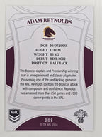 NRL 2023 Elite Base Card #008 Adam Reynolds Brisbane Broncos