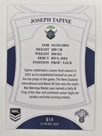 NRL 2023 Elite Base Card #014 Joseph Tapine Canberra Raiders