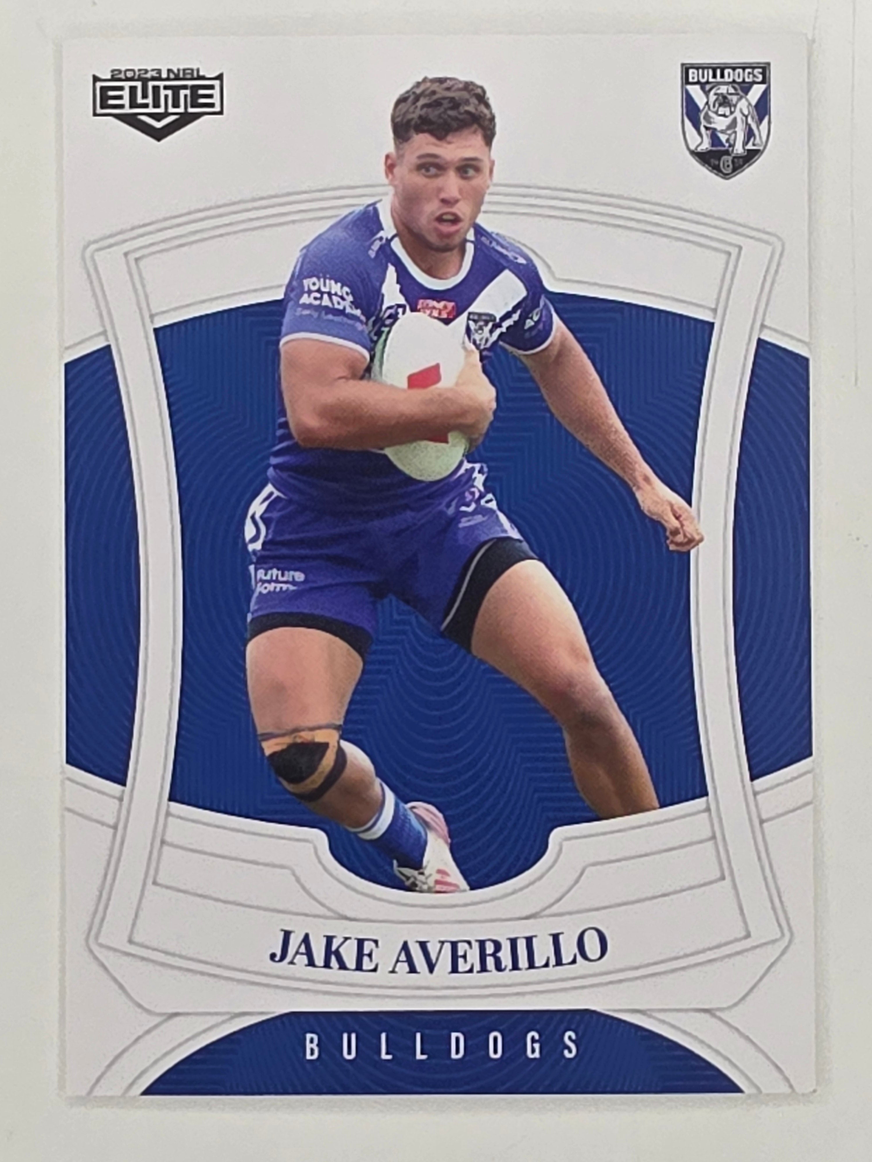 NRL 2023 Elite Base Card #021 Jake Averillo Canterbury Bankstown Bulldogs