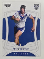 NRL 2023 Elite Base Card #022 Matt Burton Canterbury Bankstown Bulldogs