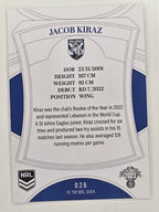 NRL 2023 Elite Base Card #026 Jacob Kiraz Canterbury Bankstown Bulldogs