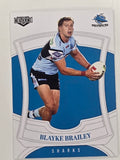 NRL 2023 Elite Base Card #029 Blayke Brailey Cronulla Sutherland Sharks
