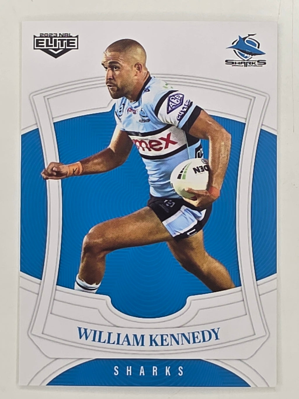 NRL 2023 Elite Base Card #031 William Kennedy Cronulla Sutherland Sharks