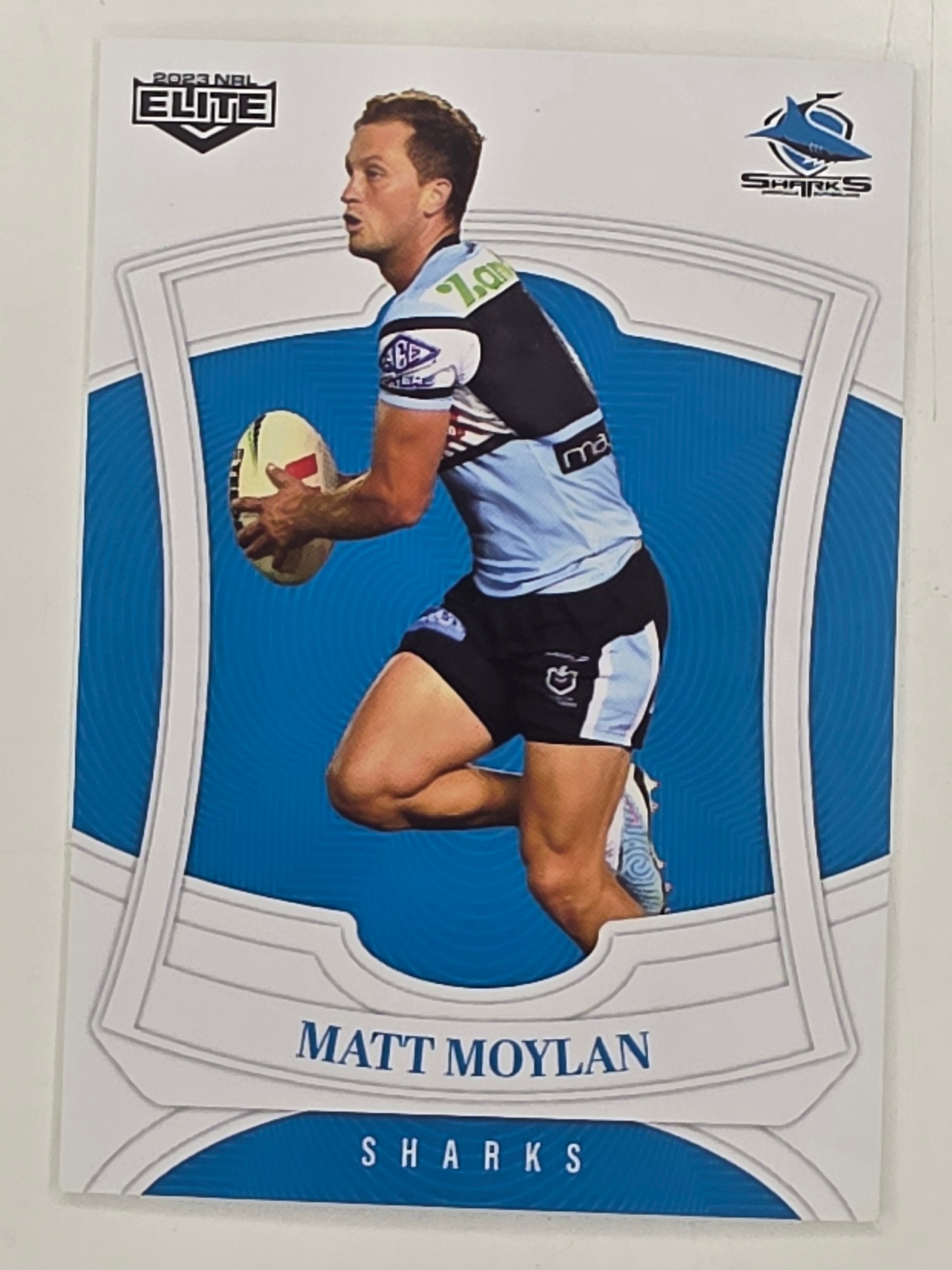 NRL 2023 Elite Base Card #032 Matt Moylan Cronulla Sutherland Sharks
