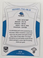 NRL 2023 Elite Base Card #036 Siosifa Talakai Cronulla Sutherland Sharks
