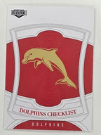 NRL 2023 Elite Base Card #037 Dolphins Checklist Dolphins
