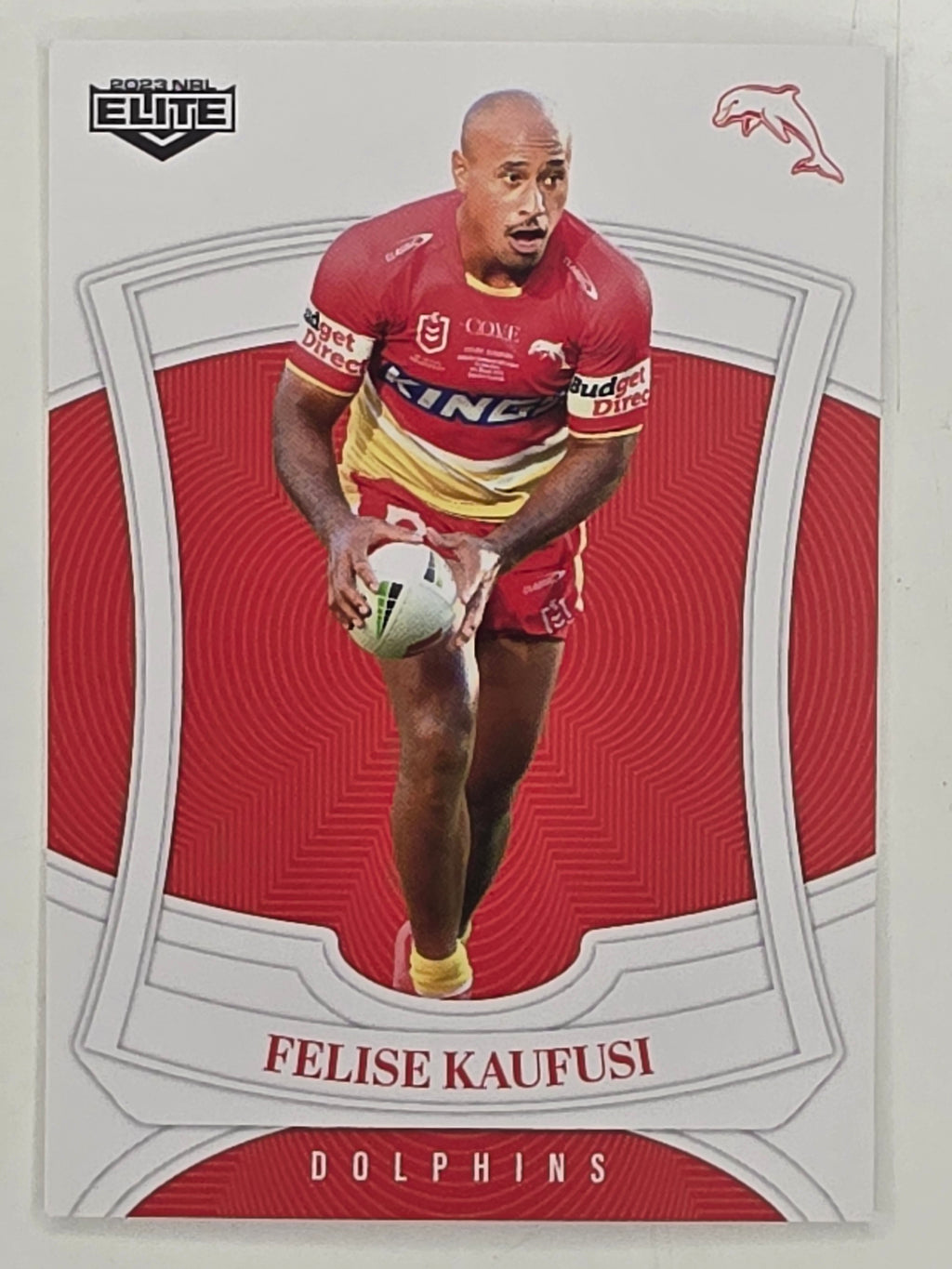 NRL 2023 Elite Base Card #042 Felise Kaufusi Dolphins