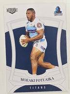 NRL 2023 Elite Base Card #052 Moeaki Fotuaika Gold Coast Titans