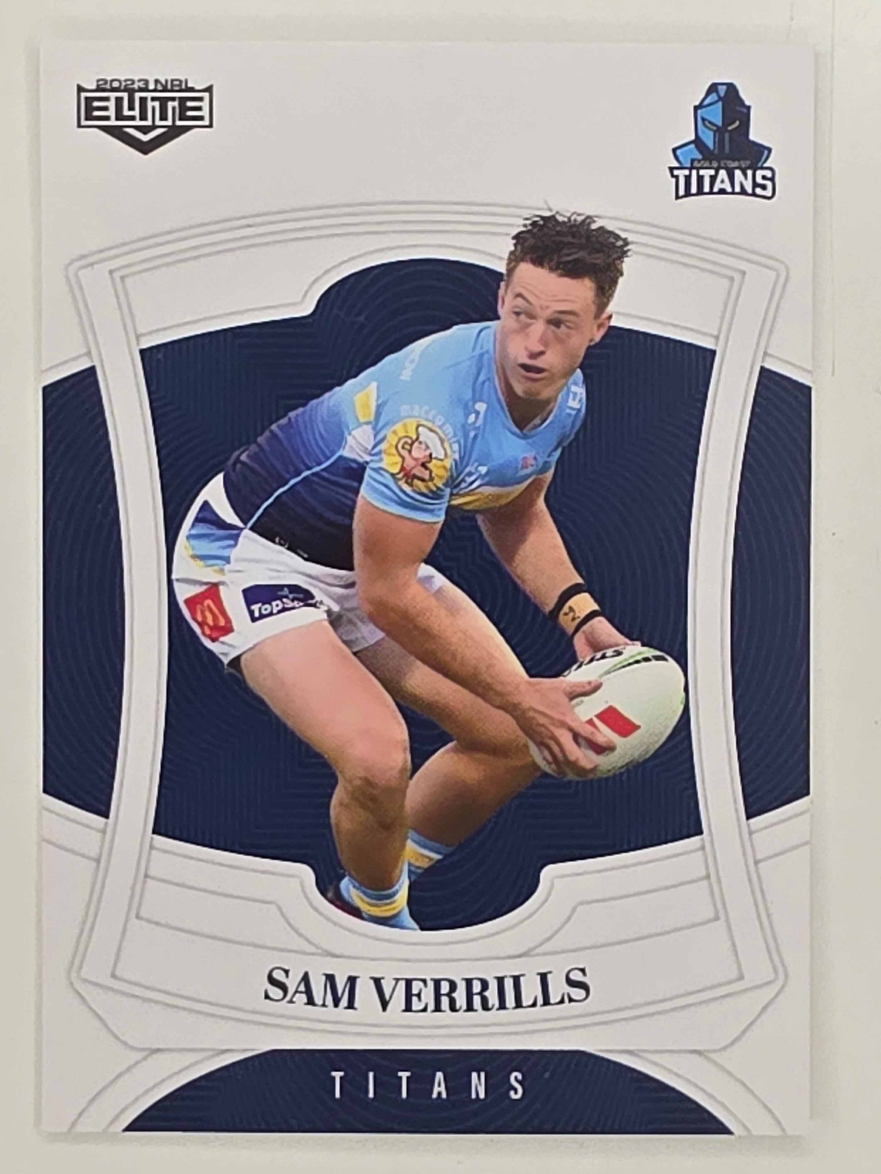 NRL 2023 Elite Base Card #054 Sam Verrills Gold Coast Titans