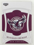 NRL 2023 Elite Base Card #055 Sea Eagles Checklist Manly Warringah Sea Eagles