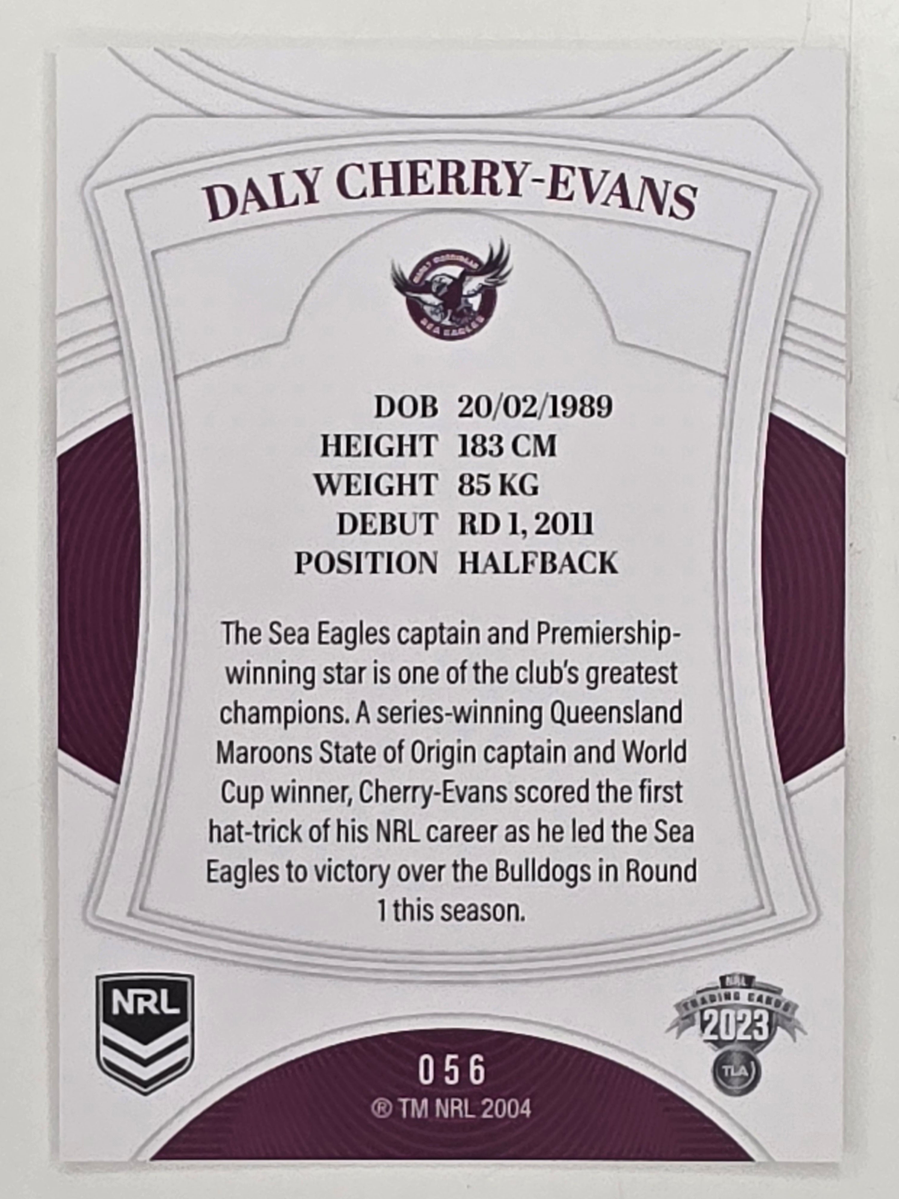 NRL 2023 Elite Base Card #056 Daly Cherry-Evans Manly Warringah Sea Eagles
