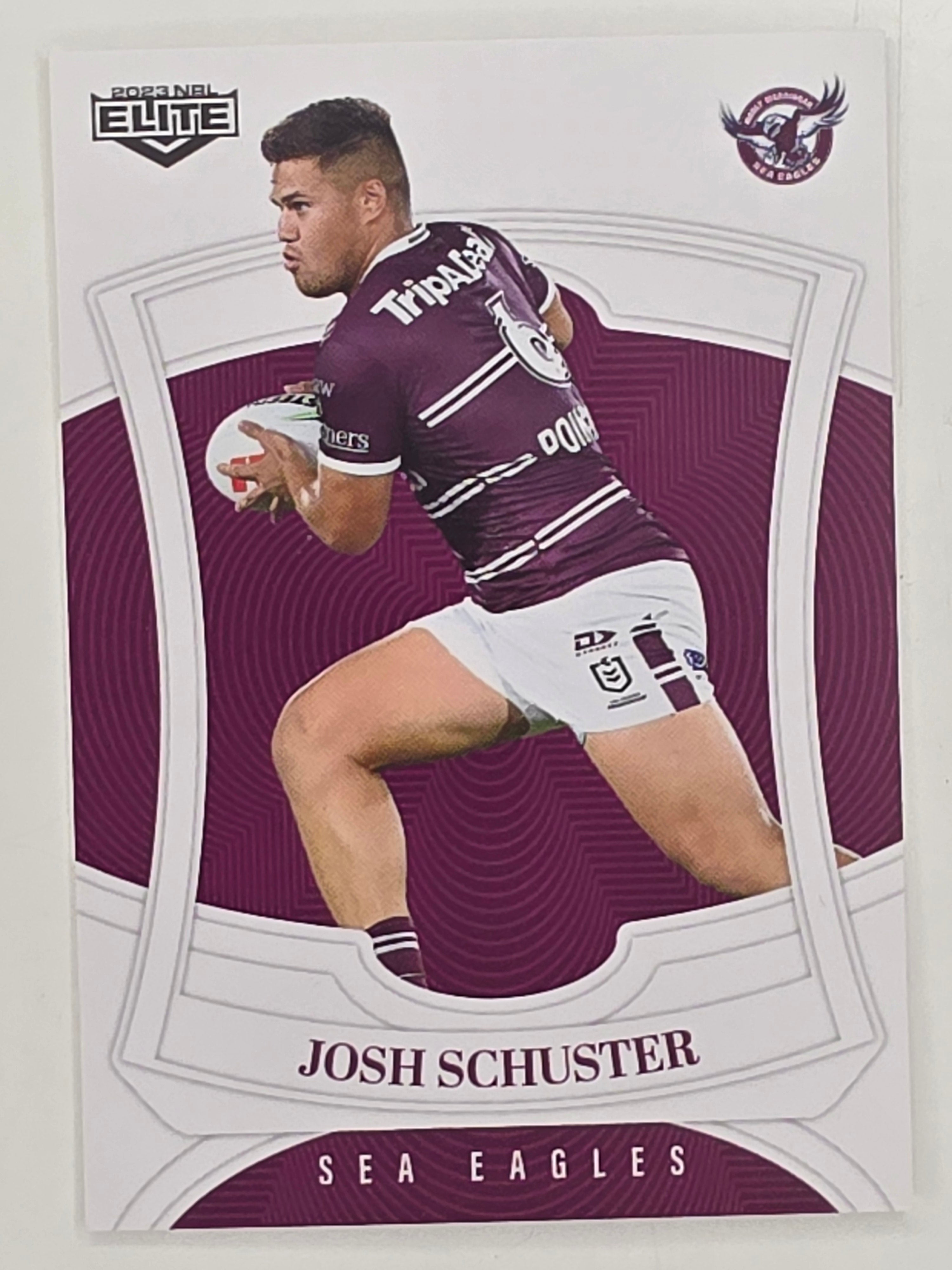 NRL 2023 Elite Base Card #061 Josh Schuster Manly Warringah Sea Eagles