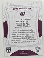 NRL 2023 Elite Base Card #063 Tom Trbojevic Manly Warringah Sea Eagles