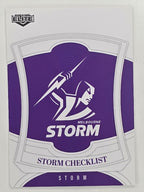 NRL 2023 Elite Base Card #064 Storm Checklist Melbourne Storm