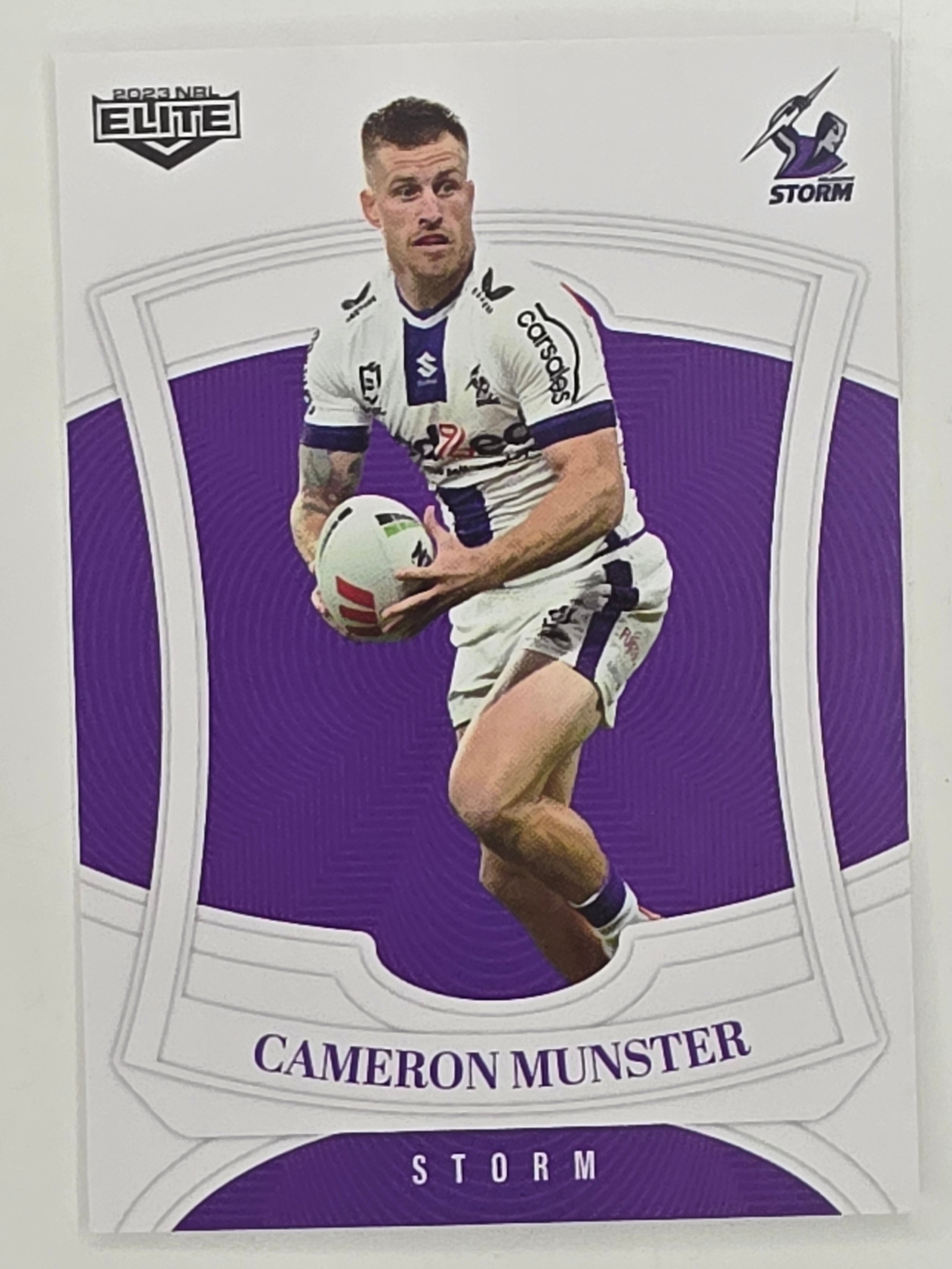 NRL 2023 Elite Base Card #070 Cameron Munster Melbourne Storm