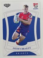 NRL 2023 Elite Base Card #074 Jayden Brailey Newcastle Knights