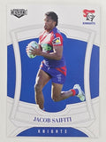 NRL 2023 Elite Base Card #080 Jacob Saifiti Newcastle Knights