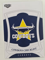NRL 2023 Elite Base Card #082 Cowboys Checklist North Queensland Cowboys