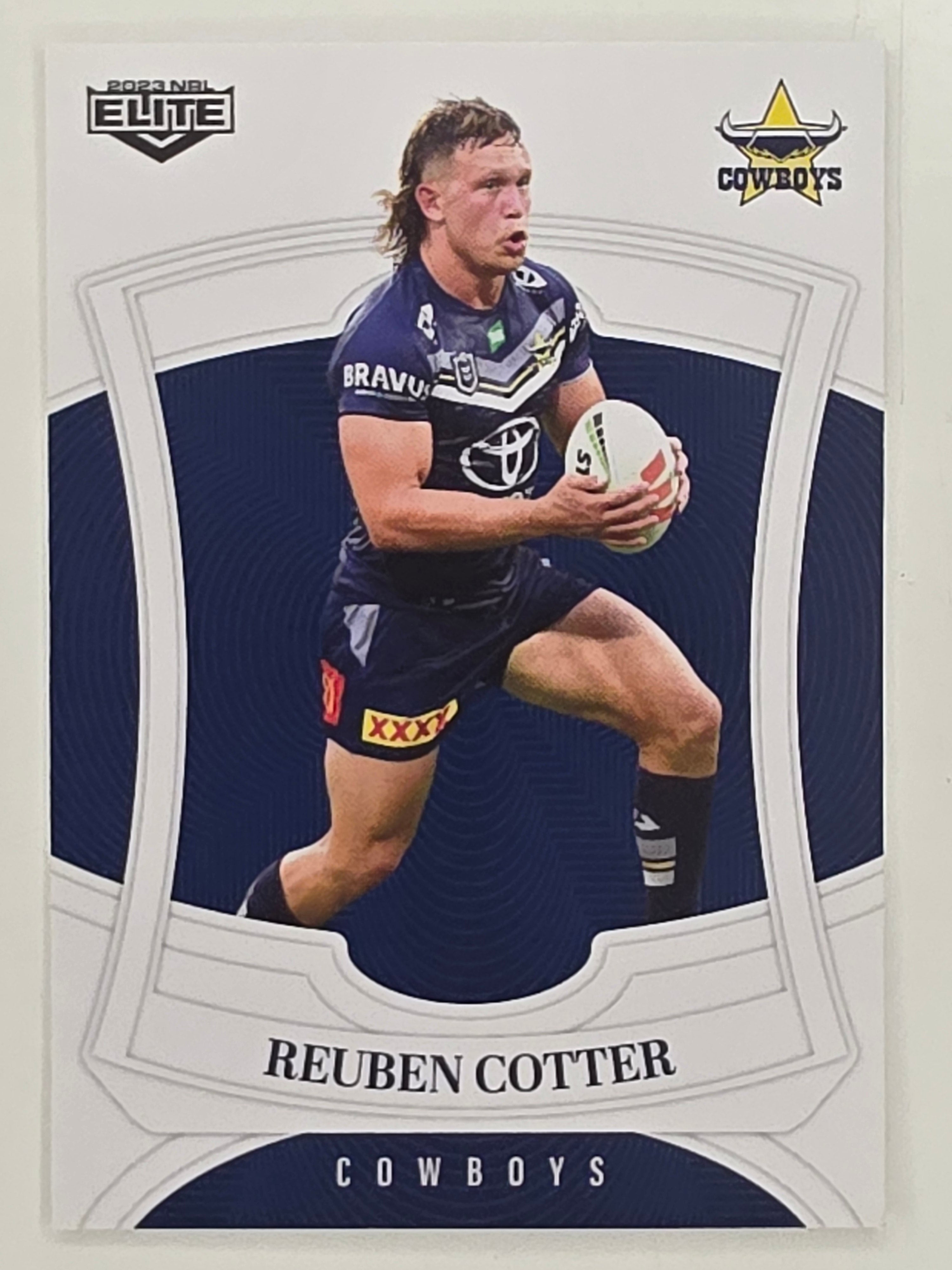 NRL 2023 Elite Base Card #083 Reuben Cotter North Queensland Cowboys