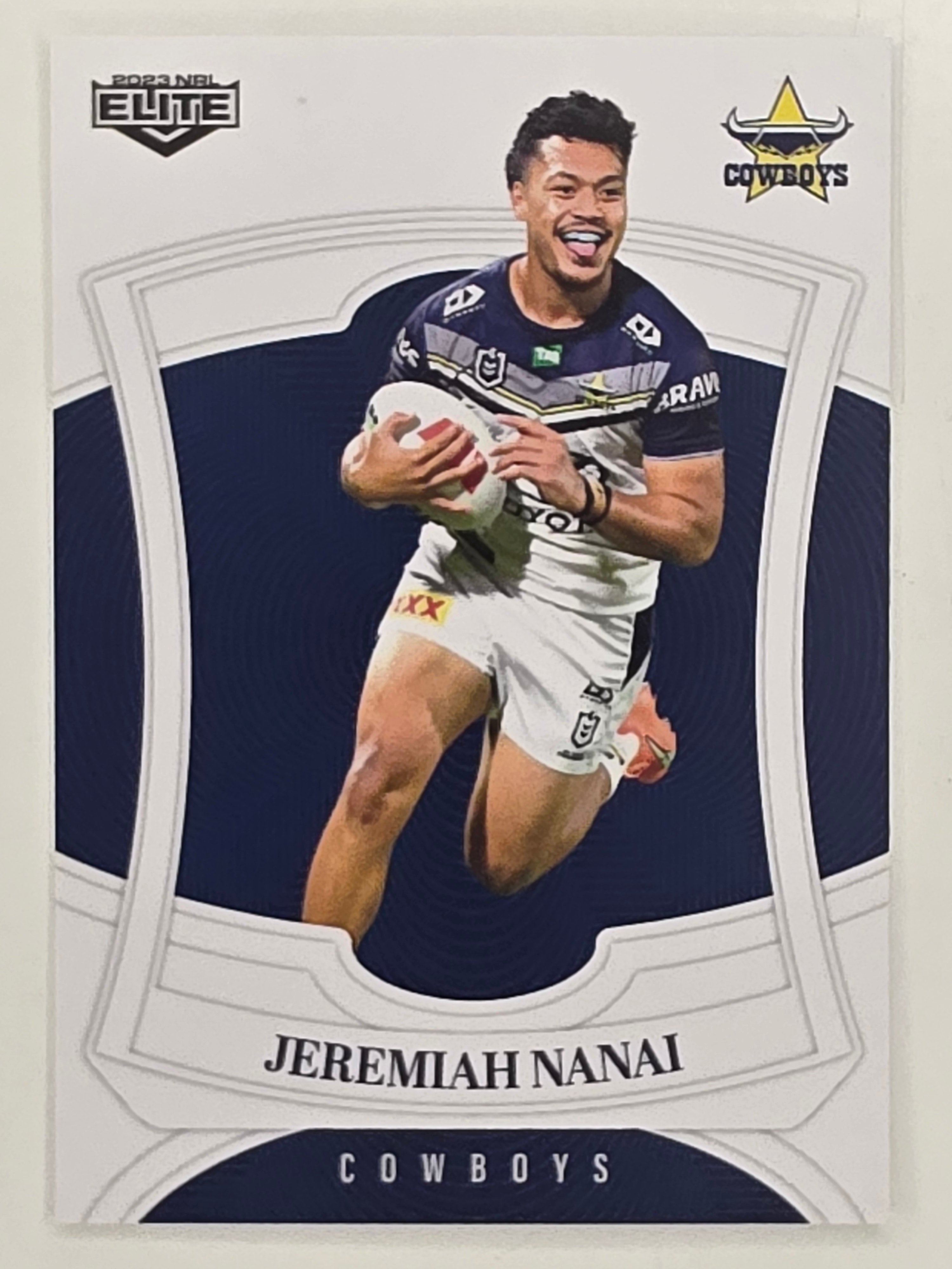 NRL 2023 Elite Base Card #087 Jeremiah Nanai North Queensland Cowboys
