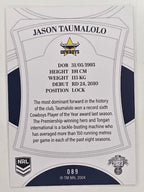 NRL 2023 Elite Base Card #089 Jason Taumalolo North Queensland Cowboys