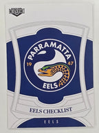 NRL 2023 Elite Base Card #091 Eels Checklist Parramatta Eels