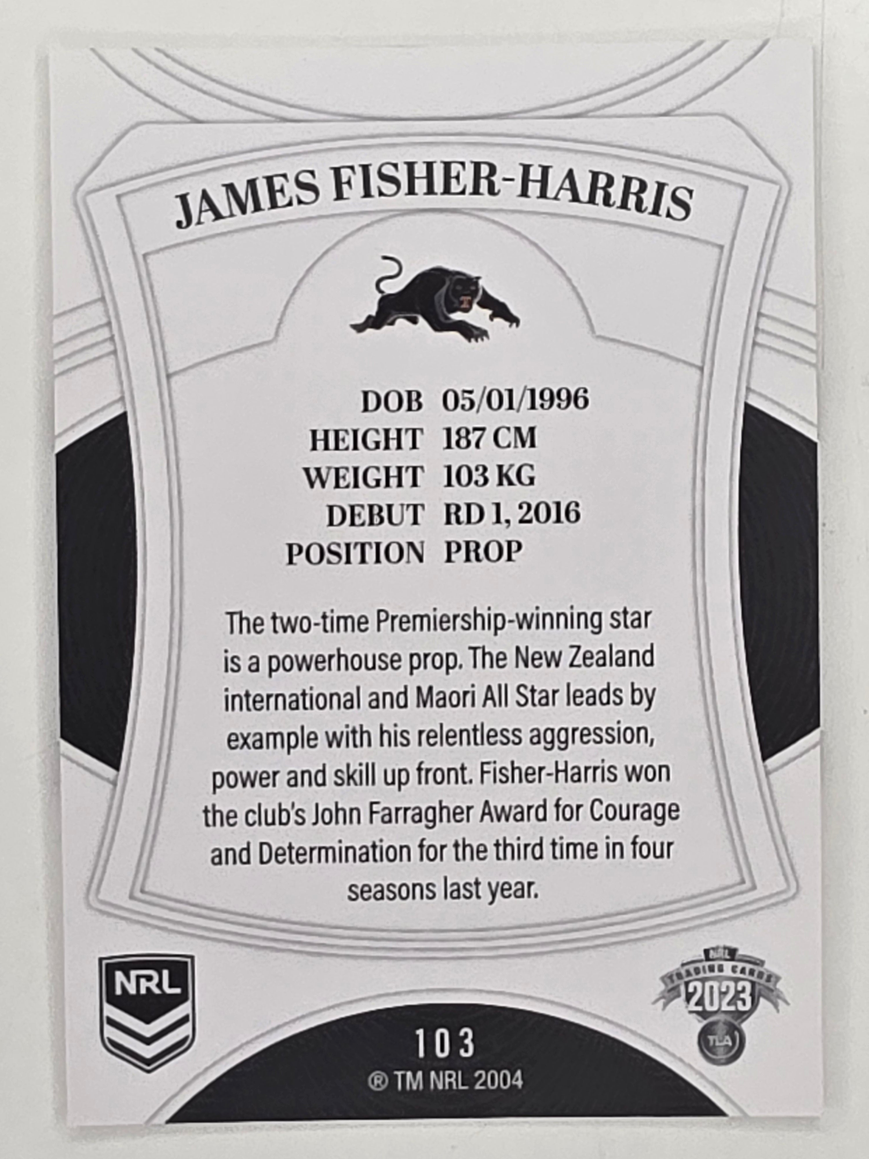 NRL 2023 Elite Base Card #103 James Fisher-Harris Penrith Panthers